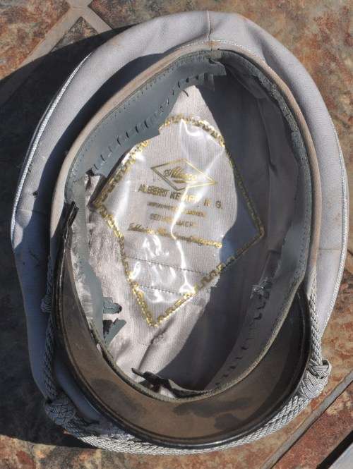 GERMAN VINTAGE MILITARY CAP FROM AN INFANTRY OFFICER