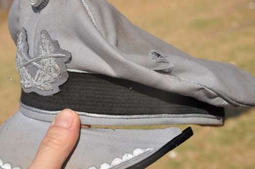 GERMAN VINTAGE MILITARY CAP FROM AN INFANTRY OFFICER