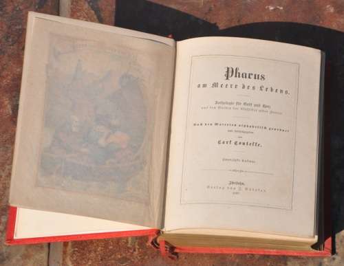 VINTAGE BIBLIOGRAPHICAL COLLECTIBLE IN GERMAN (1887) - IN TOP CONDITION