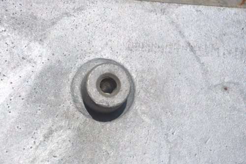 VINTAGE NATIONAL BORDER SIGN OF GERMAN DEMOCRATIC REPUBLIC (METAL CASTING) - IN TOP CONDITION