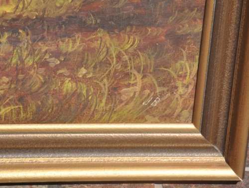 FOREST (Alps region) - Austrian Oils on Canvas originally framed in Johannesburg - PICK UP POSSIBLE