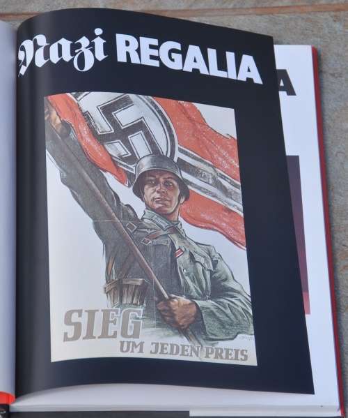 NAZI REGALIA large format richly illustrated hard cover reference book BRILLIANT WWII COLLECTIBLES