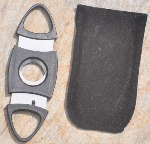 DEMANDING CIGAR KNIFE IN ORIGINAL HOLSTER - as new