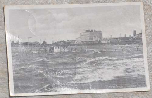 R1 Auction - No Reserve!!!! -  VINTAGE POSTCARD Bremerhaven Sturmflut 1937 GERMANY