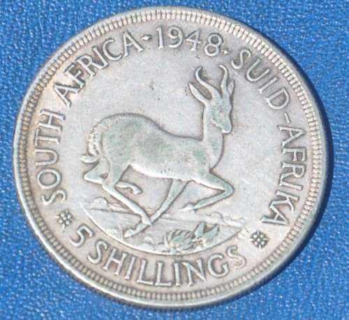 5 SHILLINGS 1948 Crown - CONDITION - numismatic collectible @ R1 Auction / No Reserve