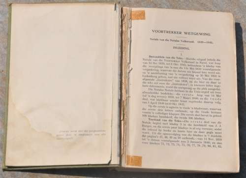 VOORTREKKER WETGEWING 1839-1845