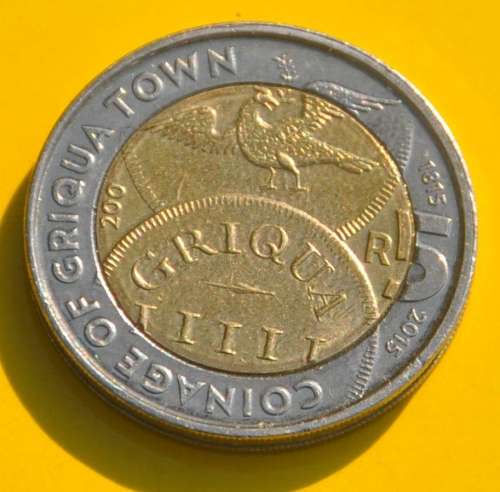R5 GRIQUA 2015 -  CONDITION - numismatic collectible @ No Reserve