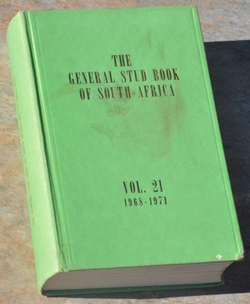 THE GENERAL STUD BOOK OF SOUTH AFRICA 1968-1971 -  BRILLIANT AFRICANA COLLECTIBLE