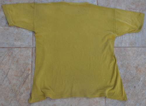 Original RHODESIAN ARMY COMMEMORATIVE T-SHIRT The Rhodesia Regiment - rare military Rhodesiana