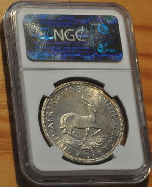 1959 5S (Crown) graded by NGC PF 66