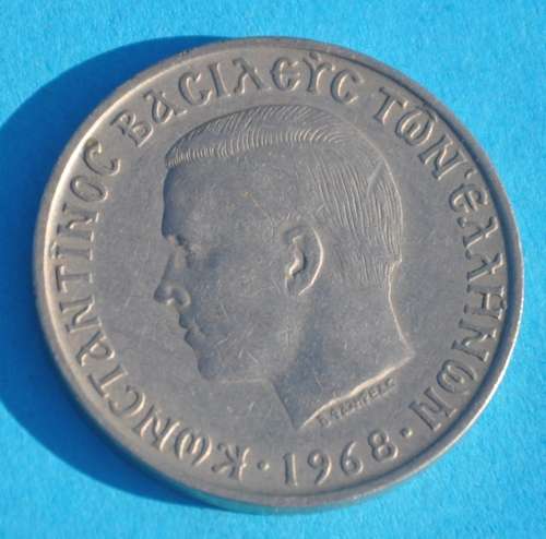 GREECE 10 Drachmes 1968 - beautiful numismatic collectible