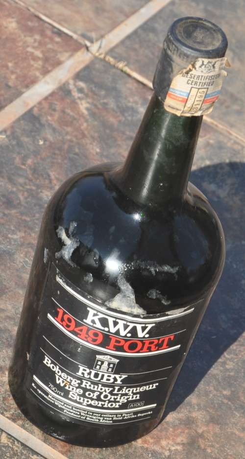 Superior KWV 1949 RUBY PORT - ALMOST IMPOSSIBLE TO GET - PICK UP POSSIBLE