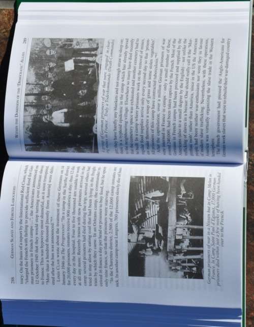 ATROCITIES and MASSACRES ON GERMANS 1944-51 (BLEEDING GERMANY DRY) shocking study  MINT STATE SIGNED