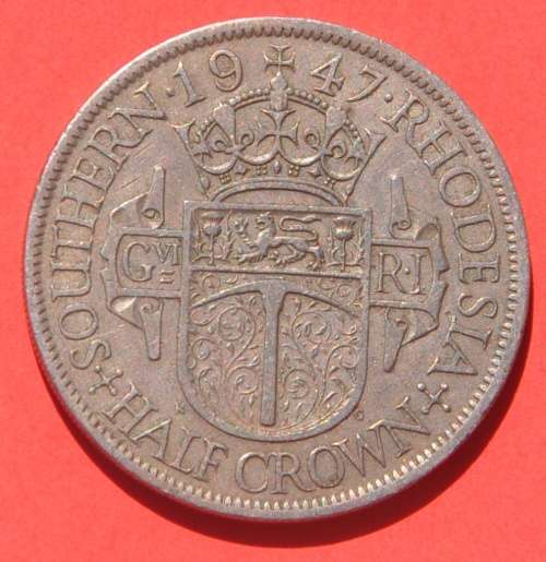 Rhodesia HALF CROWN 1947