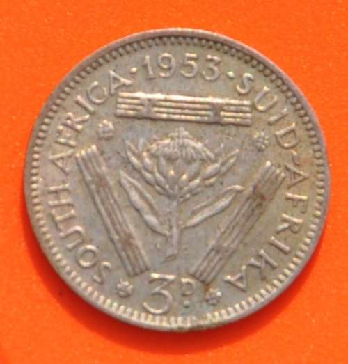 3d 1953 Threepence 3 Penny - numismatic opportunity & lucrative silver coin CONDITION!!!