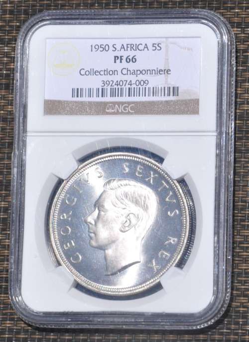 1950 5S (Crown) graded by NGC PF 66 - very rare numismatic opportunity