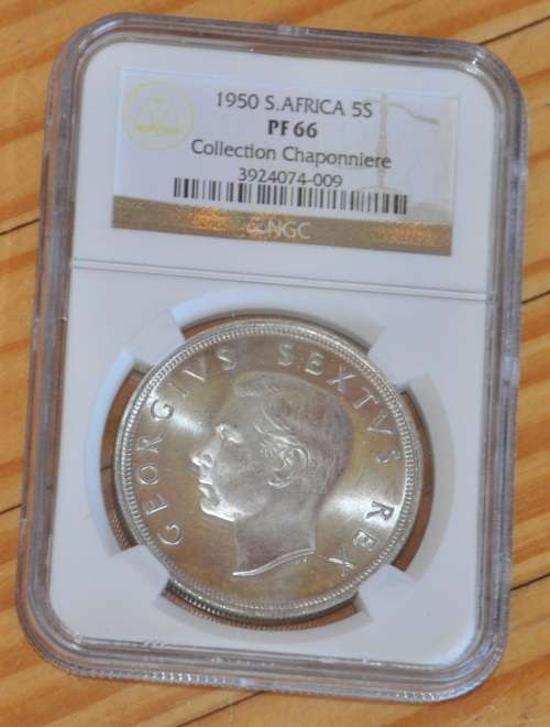 1950 5S (Crown) graded by NGC PF 66 - very rare numismatic opportunity