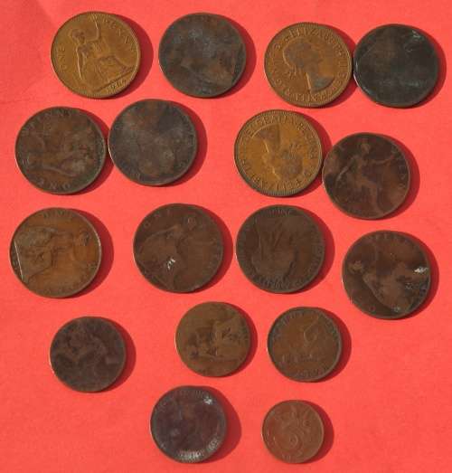 JUNK LOT OF OLD BRITISH COINS -  NUMISMATIC COLLECTIBLES AMONG THEM?