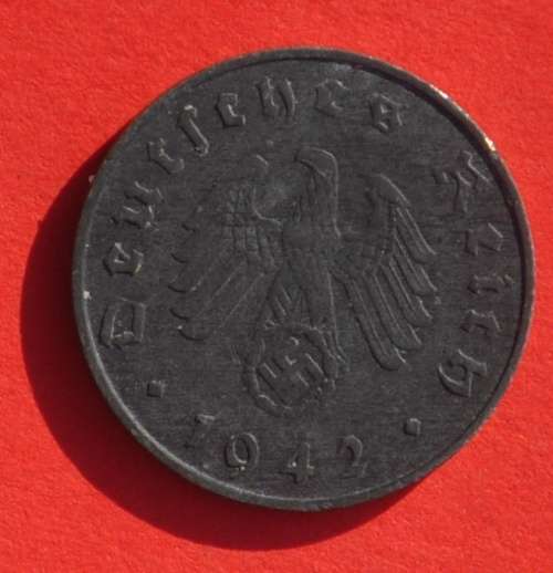 DEUTSCHES REICH 10 REICHSPFENNIG 1942 A - ORIGINAL THIRD REICH NUMISMATIC COLLECTIBLE