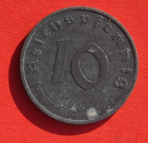 DEUTSCHES REICH 10 REICHSPFENNIG 1942 A - ORIGINAL THIRD REICH NUMISMATIC COLLECTIBLE