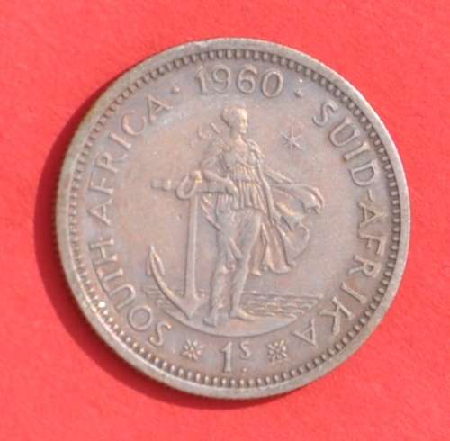 1 Shillings 1960 - popular South African numismatic collectible in silver