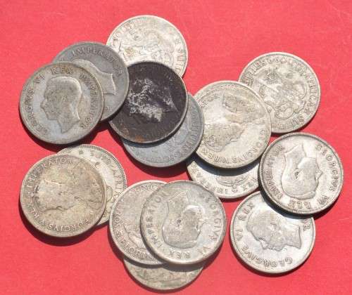 STUNNING LOT of 16x Florin Two Shillings 80% Ag - 174g in total (139.2g fine silver)