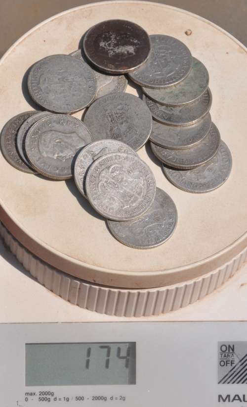 STUNNING LOT of 16x Florin Two Shillings 80% Ag - 174g in total (139.2g fine silver)