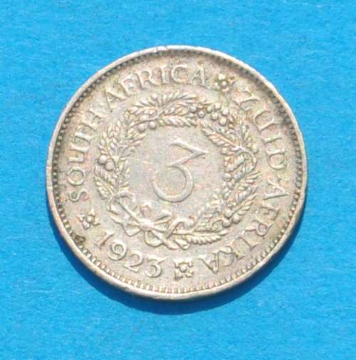 3 Pence 1923 Tickey 3d - becoming scarce! - HIGHER GRADE