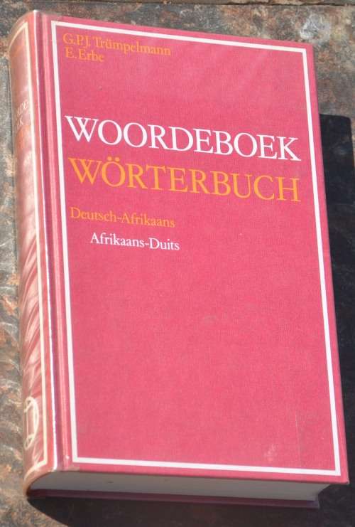 WOORDEBOEK DEUTSCH-AFRIKAANS AFRIKAANS-DUITS - standard work