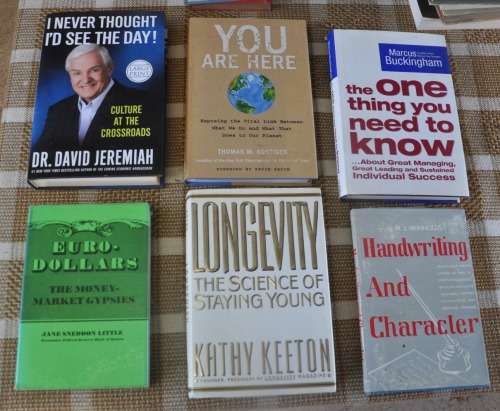 NICE JOB LOT ON IMPROVING PERSONALITY, ECONOMIC STATUS, SELF-DISCOVERY  (view photo and read text)