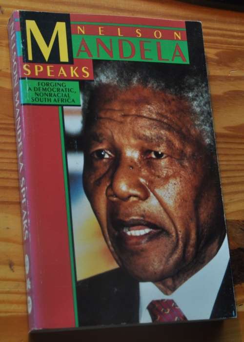 NELSON MANDELA SPEAKS (SIGNED COPY 16.11.1994)  - rare find! -  BRILLIANT AFRICANA COLLECTIBLE