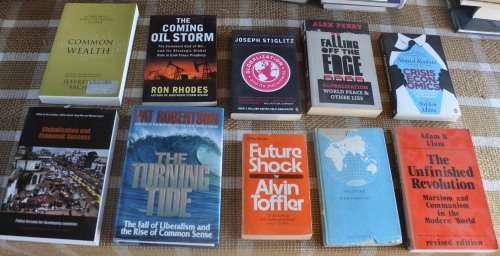 NICE JOB LOT OF COLLECTIBLE NON-FICTION BOOKS ON GLOBALIZATION et al. - view photo / read text