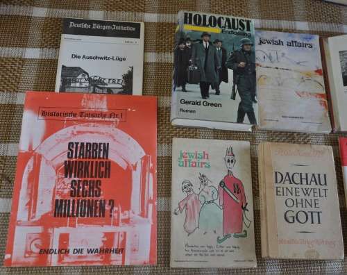 JOB LOT OF COLLECTIBLE NON-FICTION BOOKS ON HOLOCAUST & PERSECUTION OF JEWS view photo/read text