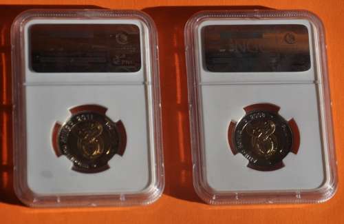 R5 2011 Rand 90th Anniversary & R5 2008 Mandela 90th Birthday  -  both NGC MS 66