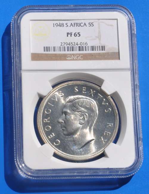 1948 5S (Crown) graded by NGC PF 65 - very rare numismatic opportunity
