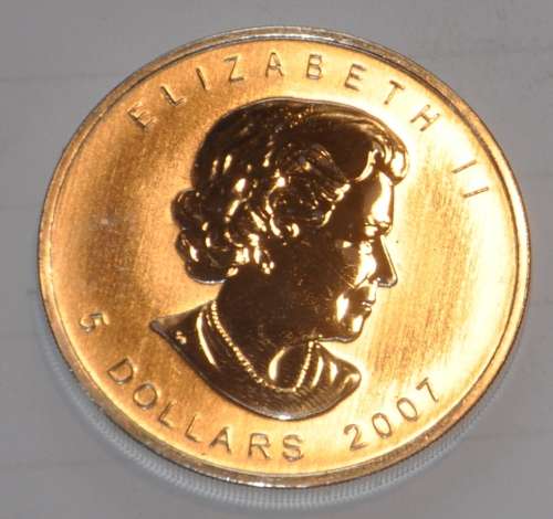 CANADA 5 Silver Dollars 2007 (1 ounce 9999 Silver) MS Mint State - your bid per coin