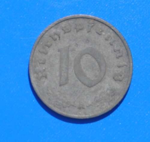 DEUTSCHES REICH 10 REICHSPFENNIG 1940 A - ORIGINAL THIRD REICH NUMISMATIC COLLECTIBLE