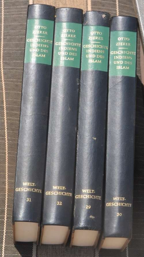 GESCHICHTE INDIENS UND DES ISLAM - 4 volumes -  History of India and the Islam