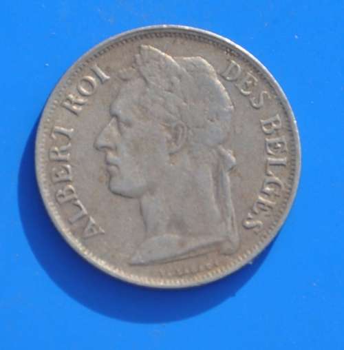 BELGIAN CONGO 1 Franc 1927 (French) - SUPERB NUMISMATIC COLLECTIBLE