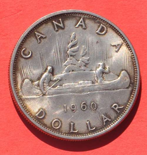 CANADA 1 Silver Dollar 1960 (crown size) - SUPERB NUMISMATIC COLLECTIBLE