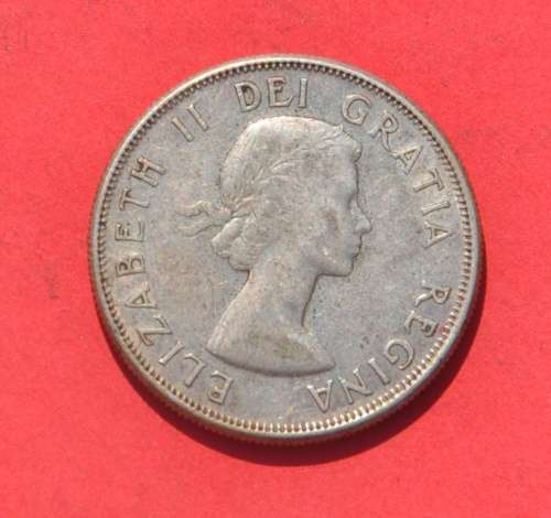 CANADA 50 Silver Cents 1959 - SUPERB NUMISMATIC COLLECTIBLE