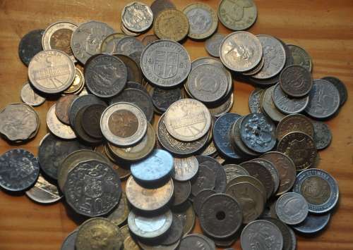 large world coins collection ITALY FRANCE BOTSWANA PORTUGAL et al. containing SILVER