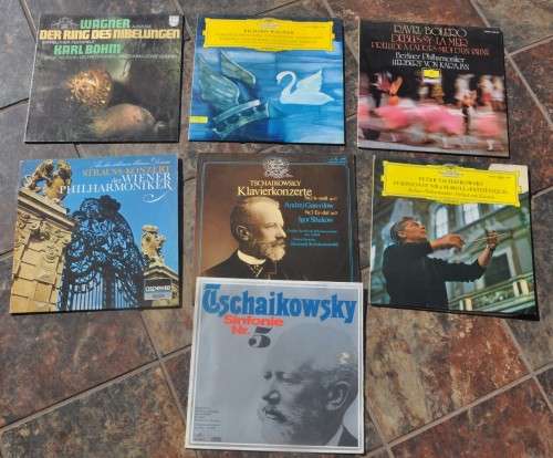 TSCHAIKOWSKY - JOHANN STRAUSS - RICHARD WAGNER - RAVEL - 7 LPs