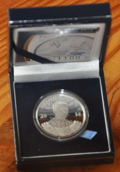 PROTEA NELSON MANDELA R1 Silver PROOF COIN 2014 Life of a Legend SA MINT BOX & CERTIFICATE