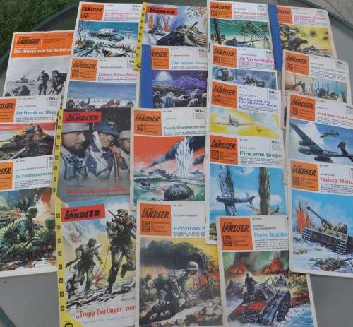DER LANDSER 20 famous out-of-print copies - World War Two - BRILLIANT MILITARIA COLLECTIBLES