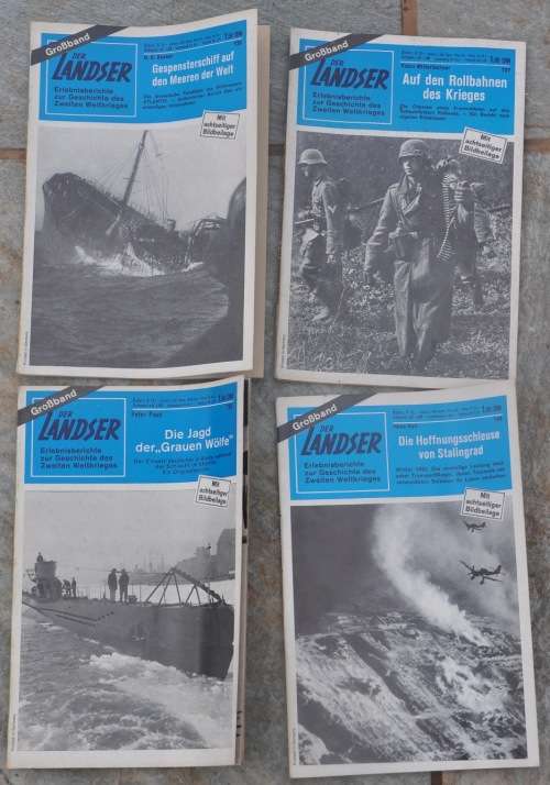 DER LANDSER 20 famous out-of-print copies - World War Two - BRILLIANT MILITARIA COLLECTIBLES