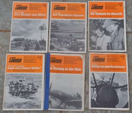 DER LANDSER 20 famous out-of-print copies - World War Two - BRILLIANT MILITARIA COLLECTIBLES