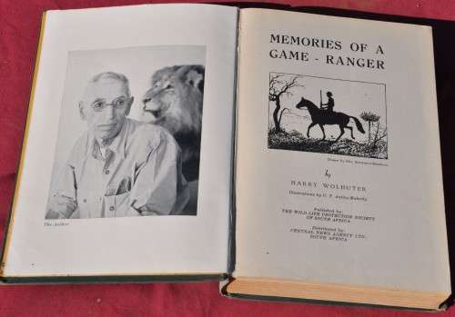 MEMORIES OF A GAME-RANGER by Harry Wolhuter - COLLECTIBLE AFRICANA