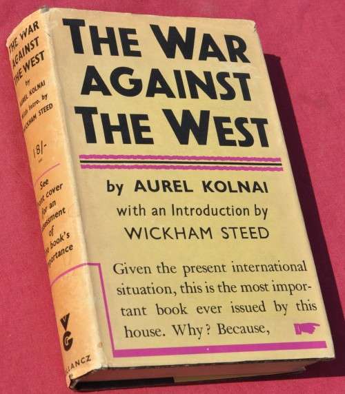 THE WAR AGAINST THE WEST (1938) - rare antiquarian militaria collectible