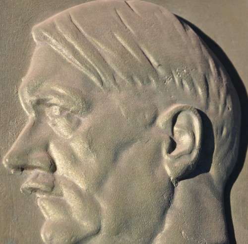 ORNAMENT Adolf Hitler Confession RELIEF - rare THIRD REICH collectible in excellent preservation